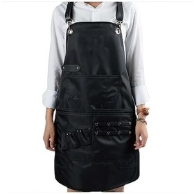 Resim Willowhaven Siyah Yapışmaz Saç Önlüğü Cep Ve Alet Düzenleyici Mutfak Bbq Fırıncı Önlüğü 