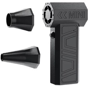 Resim Unichrome Çift Başlıklı Jet fanı | Mini Jet Fan | Super Power Turbo Fan | 130.000 RPM Yüksek Hızlı Mangal Fanı 