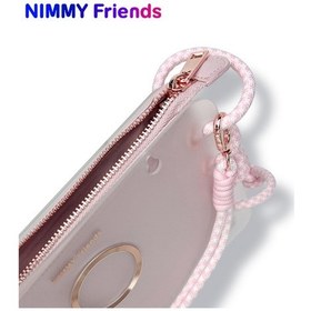 Resim Cool & Cute 2.0 Magsafe Halkalı & Charmlı Manyetik Telefon Çantası Pembe 