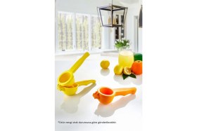 Resim Pratik Sert Plastik Narenciye Sıkacağı, 20CM, Mutfak Için Ideal, 1 Adet 