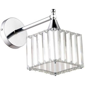 Resim İstanbul Avize Damla Krom Tekli Taşlı K-10 Aplik Siyah 