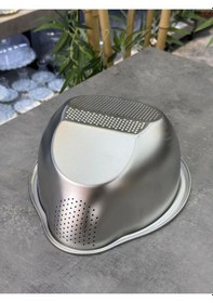 Resim Arow Çok Amaçlı Lüks Pirinç Süzgeci 27 Cm Tr-6985 Gri 