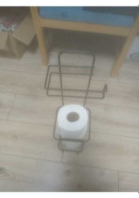 Resim Siyah Yedekli Wc Kağıtlığı Çok Renkli 