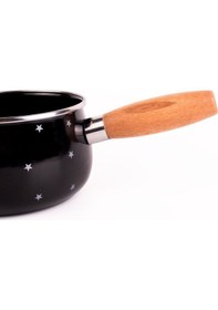 Resim Star Emaye Yıldız Desenli Tava 16cm 1,3 Litre Bej 