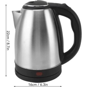 Resim Su Isıtıcı 220 - 240 V Paslanmaz Çelik Kettle Uzun Ömürlü 2000 Watt Nemere 