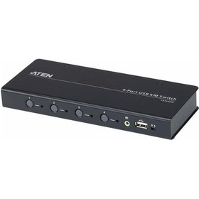 Resim Aten CS724KM 4 Port USB Kablo Dahil Klavye Mouse KM Switch 