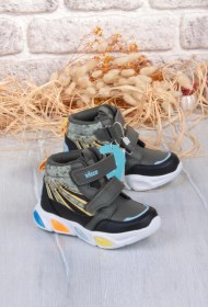 Resim Vicco 946.p25k.420 David Haki Rahat Hafif Işıklı Erkek Çocuk Bot Haki 