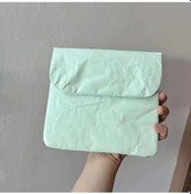 Resim Gateesat 1 Adet Mint Green Soft Dokuman Dosyası Manyetik Fermuarlı El Yıkama Uygun Nane Yeşili 