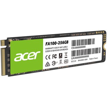 ACER Fa100-256gb Pcıe Gen3 M.2 3300mb-2700mb/s