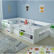 Resim Ninnimo Vega Montessori %100 Mdf Kitaplıklı Karyola 