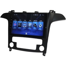 Resim Ford S Max Dijital Klima 2006-2014 9 inç 4-64 GB PRO Android Carplay Multimedya 