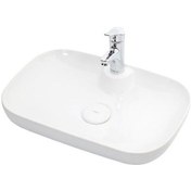 Resim Lapino Premium Class 60 CM Tezgah Üstü Lavabo Beyaz 