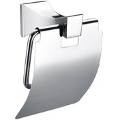 Resim Fause Kapaklı Tuvalet Kağıtlık Forte Krom 