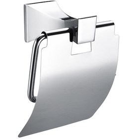 Resim Fause Kapaklı Tuvalet Kağıtlık Forte Krom 