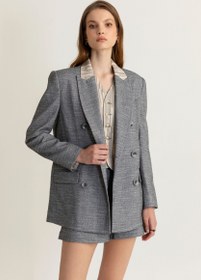 Resim Ventotto Alessia Blazer Ceket - 38 / Gri 