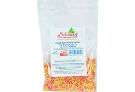 Resim Pasta Süsü Boncuk Granül Şekeri Karışık Renk 100 gr Paket 