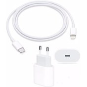 Resim Kensa iOS Uyumlu iPhone Uyumlu Hızlı Şarj Aleti Seti 20W Usbc+Kablo 