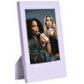 Resim Fujifilm Instax Mini Film Uyumlu Lila Klasik Fotoğraf Çerçevesi 