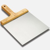 Resim Dekor Macun Küreği 16 cm Ahşap Paslanmaz Çelik 