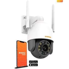 Resim Avenir AV-S300 3mp 1080P Sese-Işığa Duyarlı Su Geçirmez Ptz Wifi Kamera 