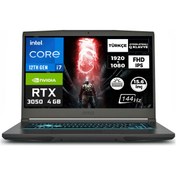 Resim MSI THIN 15 i7-12650H 64GB 2TB SSD 4 GB RTX3050 144Hz 15.6" Fdos Gaming Laptop B12UC-1479XTR 005 