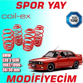 Resim Coil-Ex E30 3 Seri 1982-1990 Arası 30-30Mm Alçaltma Spor Yay 