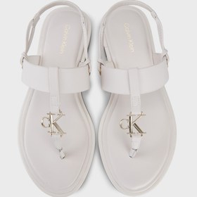 Resim Calvin Klein Logo Detaylı Parmak Arası Sandalet HW0HW02926PGA SANDALET HW0HW02926 PGA 