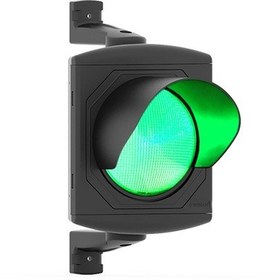 Resim Mesan Ø200 Tekli Power Led Trafik Lamba Yeşil 12-24vdc Ms 8032.2.12-24vdc 