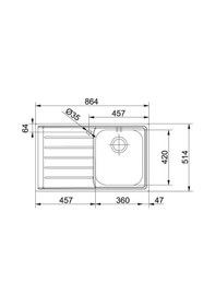 Resim Franke Neptün Slimtop Nex 211 Ino x Eviye 