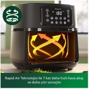 Resim Philips Wi-fi Airfryer Premium Fritöz 5000 Serisi Xxl Pişirme Tepsisi Ve Izgara Plaka Hediyeli 
