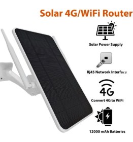 Resim Apronx APX-SR406 Wireless 4g Solar Modem 6W (8 Kullanıcı) 12000MAH 