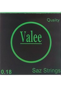 Resim Valee 0.18 Kısa Sap Bağlama Saz Teli 