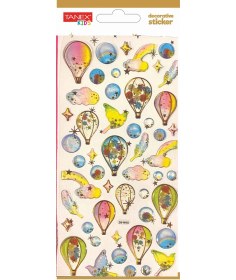 Resim Tanex Decorative Sticker-2 Puffy Etiketi Tnx-5001 