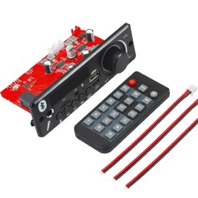 Resim Serfhyff Bluetooth 5.0 Mp3/wav/flac Amplifikatör Kod Çözücü Kartı 24V 2X80W Mıc, Usb/tf/fm ve Gürültü Azaltma ile Araba Ses Sistemi (Yurt Dışından) 