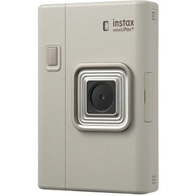 Resim Fujifilm Instax Mini Liplay Plus Hybrid Fotoğraf Makinesi Sand Beige 