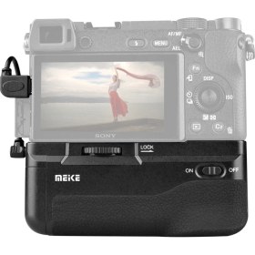 Resim Ayex Sony A6000 A6300 İçin Meike Mk-A6300 Battery + 2 Ad. Batarya 