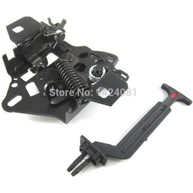 Resim Volkswagen Passat 1996 - 2000 Kaput Kilidi + Açma Mandali 422351956 
