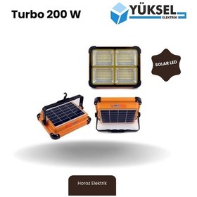 Resim Horoz 200 W Solar Led Projektör 