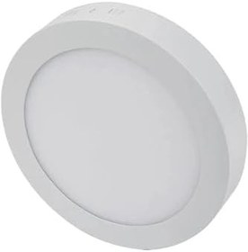 Resim Cata Ct-5233 18w Panel Led Armatür Beyaz Yuvarlak Sıva Üstü Metal Kasa Beyaz Işık 6400k 