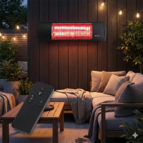 Resim Cafesun Dış Mekan Uzaktan Kumandalı Infrared Dış Mekan Isıtıcı 2000W 
