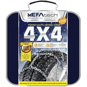 Resim Mefatech Kar Zinciri 285-60-R17 4X4 Tipi Binek Suv Minibüs Takmat 