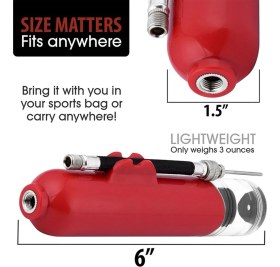 Resim Kırmızı Stil Taşınabilir Pompa Spor Futbol Basketbol Şişirici Futbol Topu Yoga Topu Sırt Çantası Için Şişirme Aracı El Ile Basınçlı Hava Pompaları (Yurt Dışından) 