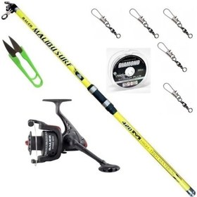 Resim Bauer Strike Makine Bauer Malibu 420 Cm Surf Olta Takımı Seti 
