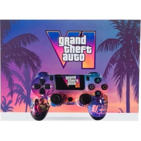 Resim Sony Dualshock 4ps4 Play Station 4 Dualshock 4 Grand Theft Auto Vı Special Edition 
