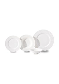 Resim Korkmaz Floransa Collection 53 Parça Yemek Takımı A9875 Beyaz 