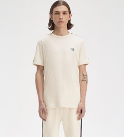 Resim Fred Perry Contrast Tape Ringer T-Shirt 