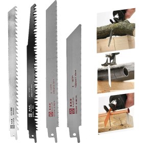 Resim Proxtech Yüksek Kalite Pürüzsüz Keskin Tilki Kuyruğu Testeresi Kemik Et ,Demir,Ağaç ,Plastik Kesme 4lü Set 