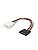 Resim 4-Pin Molex Erkek - 15-Pin SATA Güç Dönüştürücü Kablo (20 cm) 