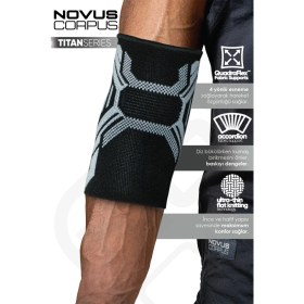 Resim Fitness Spor Dirseklik Unisex Elbow Sleeve Spor Antrenman Destek Koşu Gym Ortopedik Dirseklik -1 Adet 