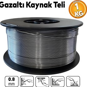 Resim Gazaltı Kaynak Teli Özlü Tel Gazsız 0.80 mm 1 kg 